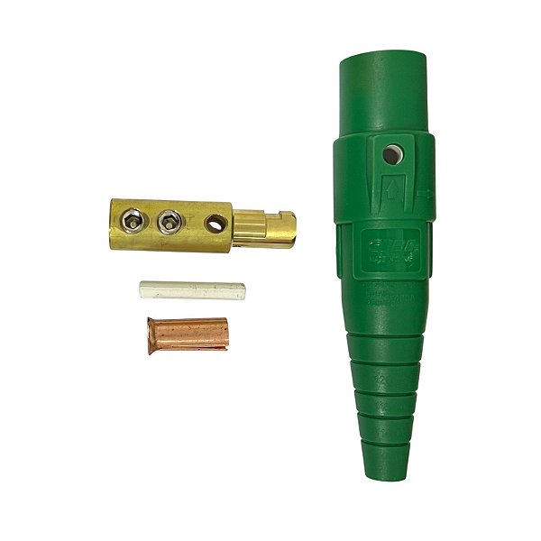 CAM LOCK MACHO DE LINHA VERDE 400A