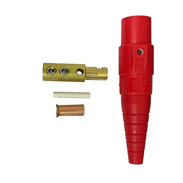 CAM LOCK MACHO DE LINHA VERMELHO 400A