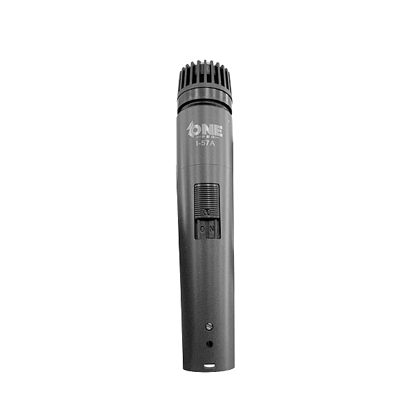 MICROFONE DINÂMICO PROFISSIONAL ONEPRO I-57A COM CHAVE LIGA/DESLIGA