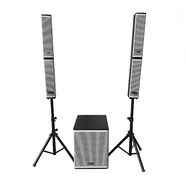 KIT CAIXA SUB ATIVA 15'' + 4 LINES VERTICAL ONE PRO RF1502SUB2.1 + 4xRF3402S