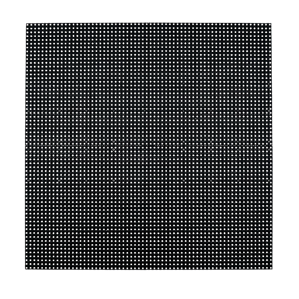 MÓDULO PAINEL DE LED P3.91 OUTDOOR ESQUERDO 250X250MM LOTE 15544H-2308-4A-6640