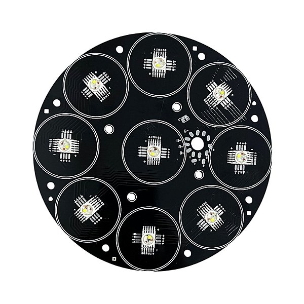 PLACA DE LED REPOSIÇÃO PARA PAR LED 9X18W 6 IN 1 RGBWA+UV OUTDOOR ONE LIGHT ( 5007 )