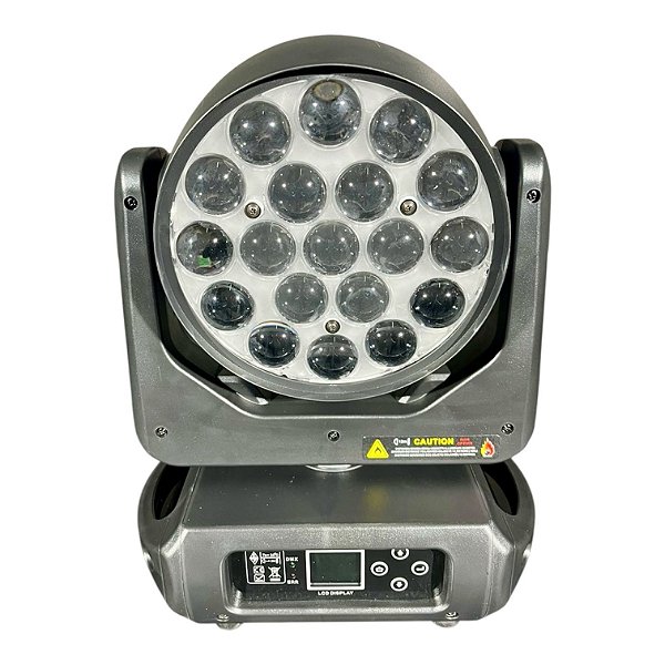 MOVING WASH MAC AURA 19X15W RGBW COM ZOOM MOD. 2025 ( 32021 )