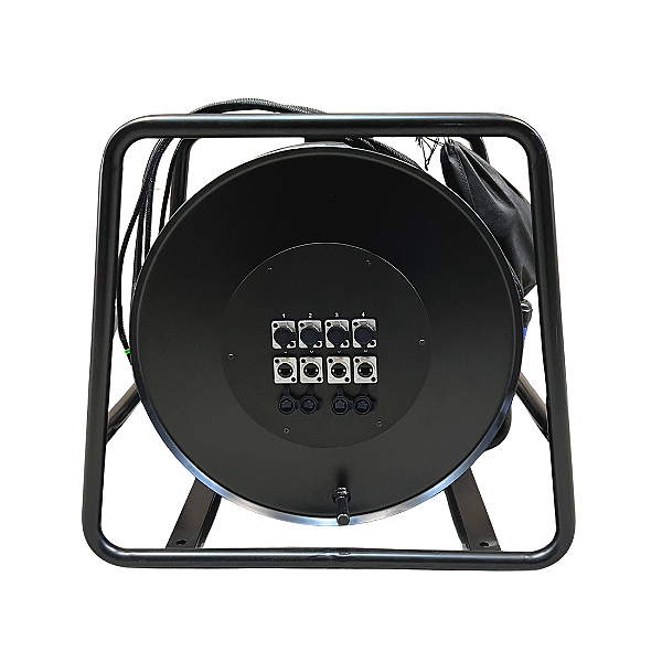 CABO DE SINAL COM 8 VIAS DMX/RDM DE 75 METROS MONTADO EM CARRETEL ETHERCON COM CASE ( 33052 )