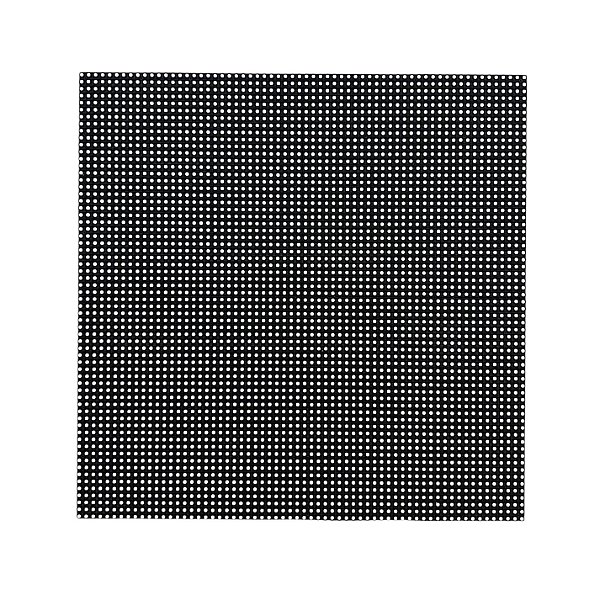 MODULO PARA PAINEL DE LED P3.91 OUTDOOR DIREITO 250X250 - LOTE W3.91-11000-F25