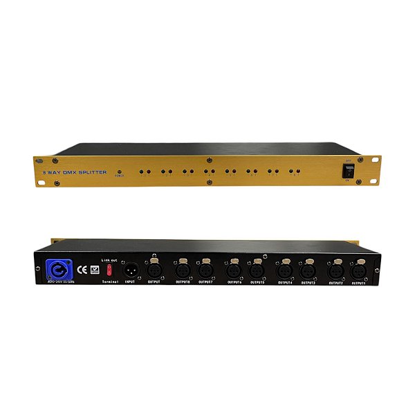 SPLITTER WAY 1/8 DOURADO SANYLIGHT ( 25692 )