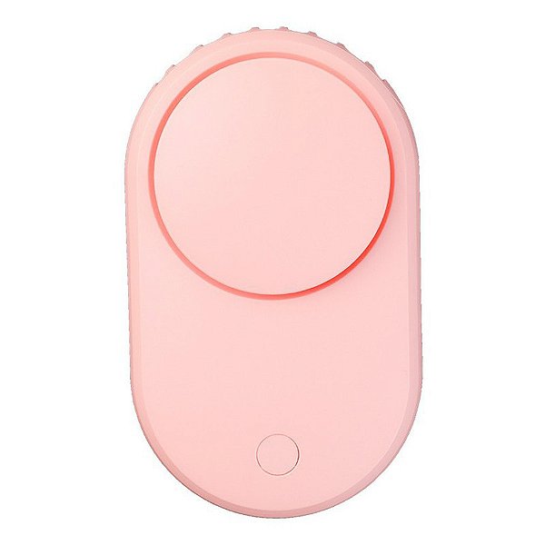 Mini Ventilador Portátil para Extensão de Cílios DIY Emoji Rosa