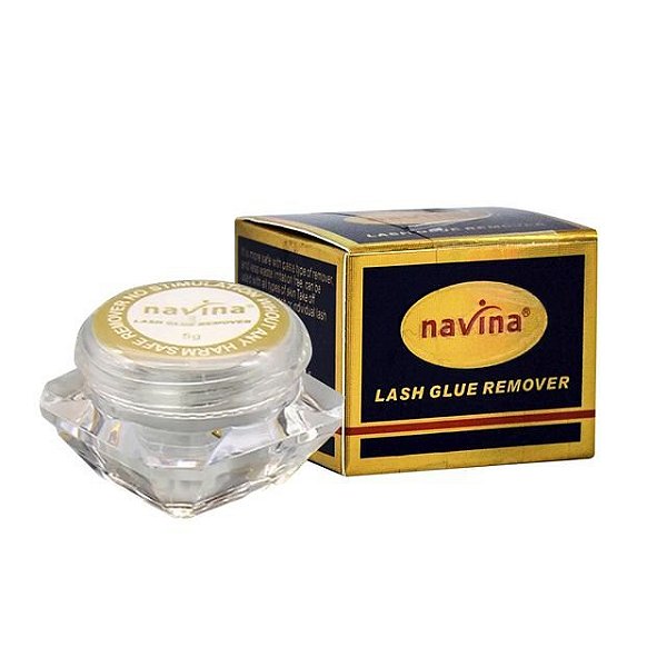 Removedor em creme de Adesivo Cola Para Extensão Cílios Navina 5g