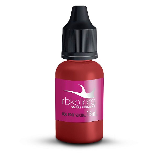 Pigmento Orgânico para Micropigmentação Cor Ruby RBKollors 15mL