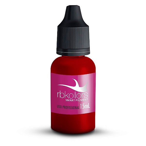 Pigmento Orgânico para Micropigmentação Cor Red Life RBKollors 15mL