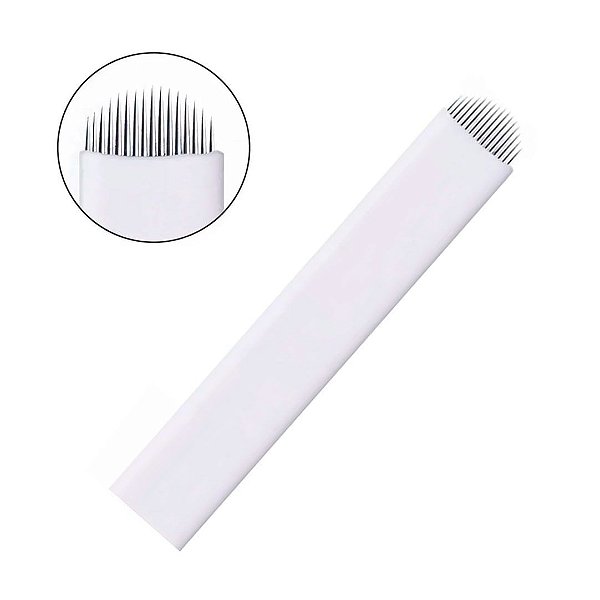 Lâmina Para Tebori 12U Flex Microblading Unidade