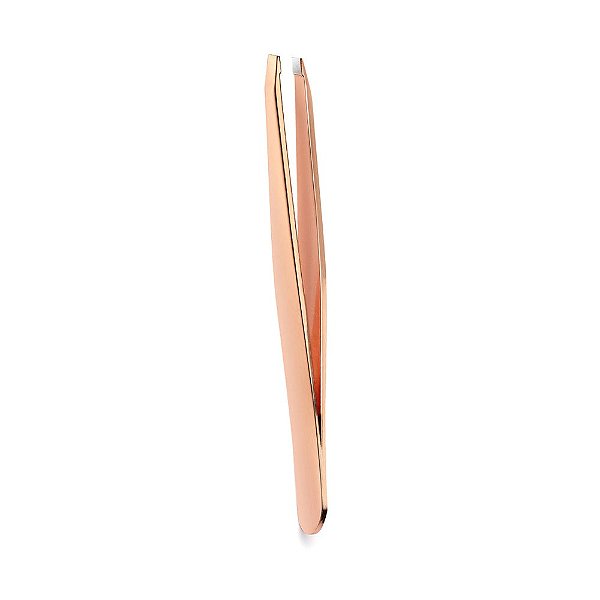 Pinça para Design de Sobrancelhas Ponta Reta Rose Helen Color