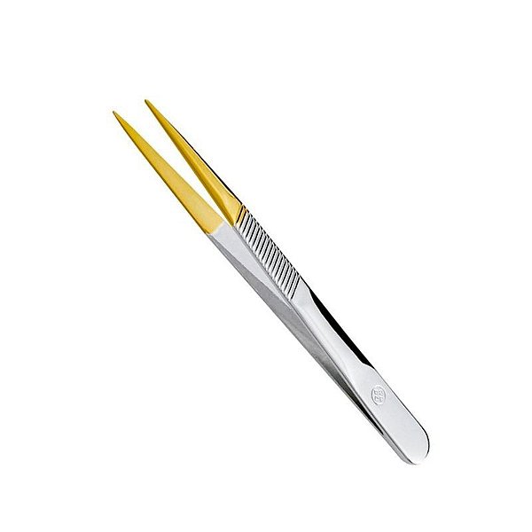 Pinça para Design de Sobrancelhas Ponta Agulha Fina