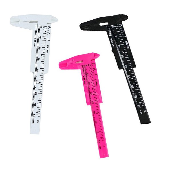 Mini Paquímetro Para Design de Sobrancelhas 8cm