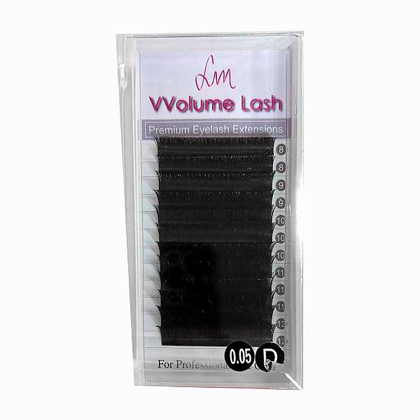 Cílios VV para Extensão de Cílios Fio a Fio LM VVolume Lash