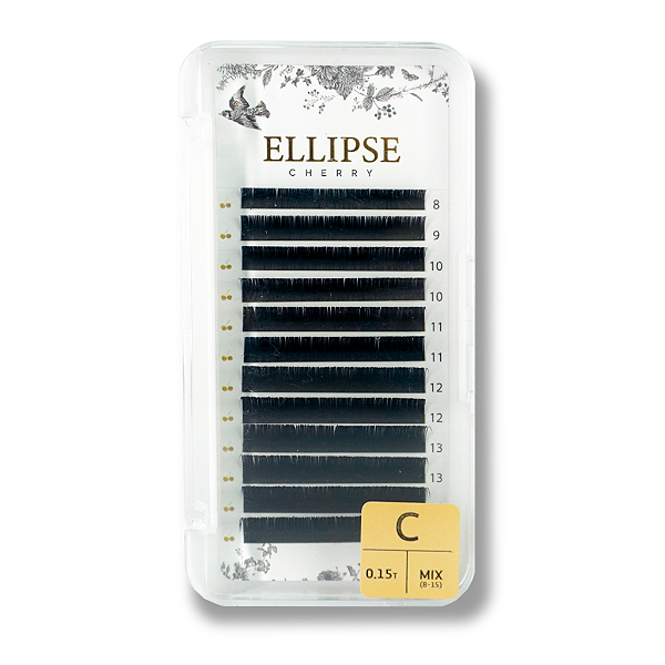 Cílios Ellipse Cherry Lash 0.20 D MIX