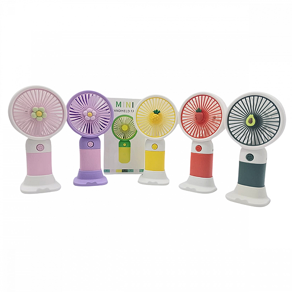 Mini Ventilador Portátil Recarregável de Mesa HandHeld Fan Hmaston 810B