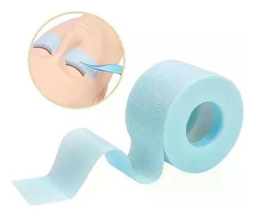 Fita Micropore De Silicone Remoção Suave Azul
