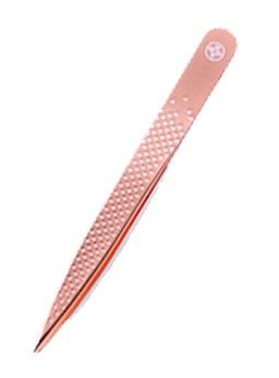 Pinça para Sobrancelha Ponta Fina Rose Gold Mundial - Bc 513