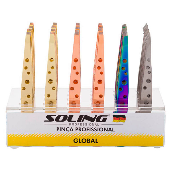 Pinça Soling Designer de Sobrancelhas Global Unidade