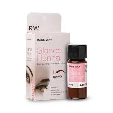 Henna Para Sobrancelhas Glance Ruivo Rare Way