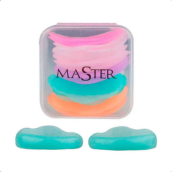 Pads Silicone Master Shine Kit 6 Pares Reutilizável Lash Lifting