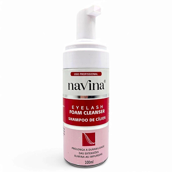Shampoo Para Cílios Higienizador 50ml - Navina