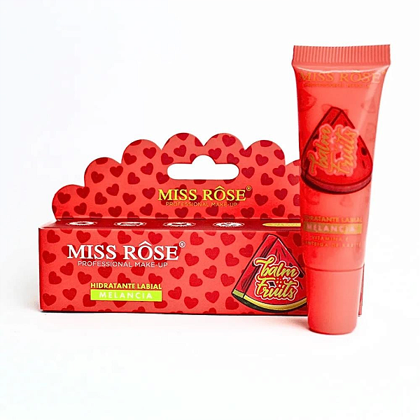 Hidratante Labial Balm Fruits Miss Rôse Melancia