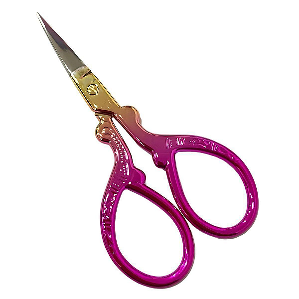 Tesoura Sobrancelhas Profissional Elegance Ponta Reta 9cm