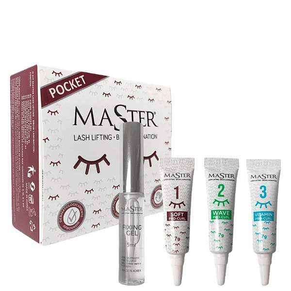 Kit Master Lash Lifting Cílios e Brow Lamination Pocket 7g
