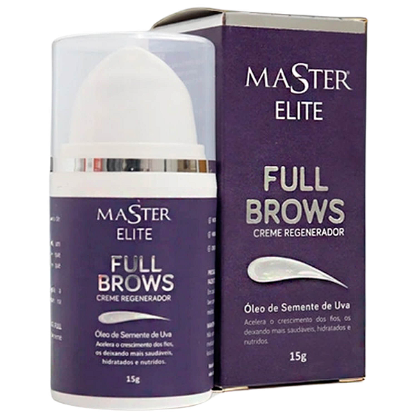 Creme Regenerador Master Full Brows Acelera Crescimento dos Fios 15g