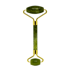 Massageador facial Roller Jade verde