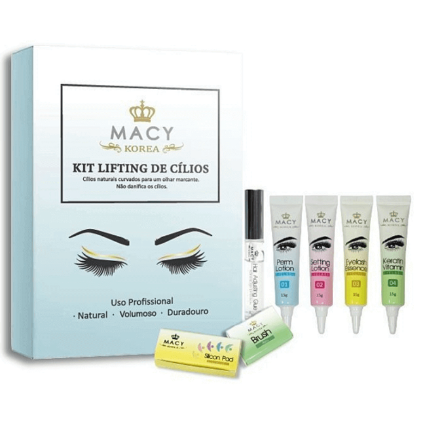 Kit Lash Lifting de Cílios Macy Premium com Anvisa