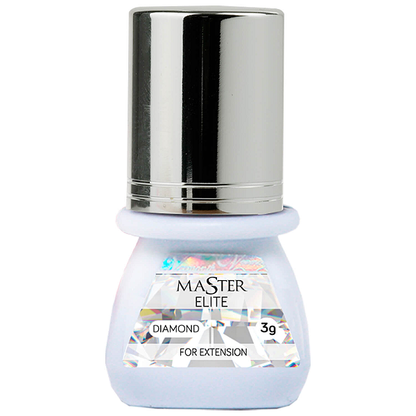 Cola Master Elite Diamond Extensão de Cílios 3ml Transparente