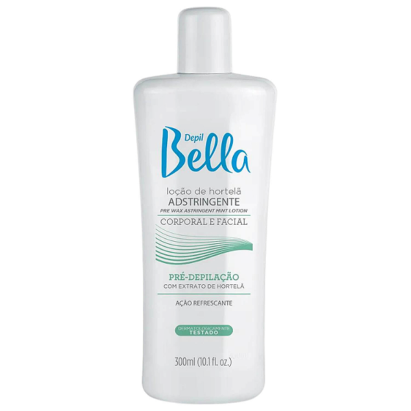 Loção Adstringente Depil Bella de Hortelã com 300ml