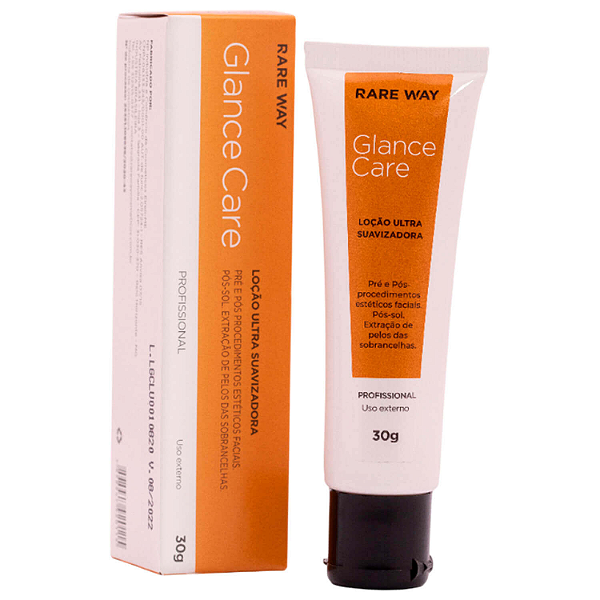 Loção Ultra Suavizadora Glance Care Pré e Pós Procedimentos Facias 30g