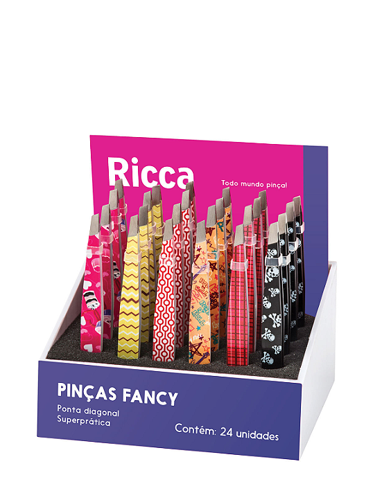 Pinças Fancy Ricca 1 Unidade Modelo Sortido