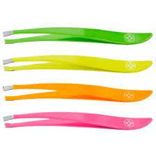 Pinça de Sobrancelhas Reta Mundial Colors Neon 1 unidade
