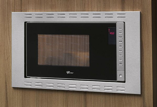 Forno Micro-ondas Fischer Fit Line Embutir 25L Inox