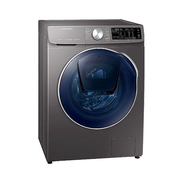 Lava e Seca Samsung QDrive Smart (Wi-Fi) com Ecobubble, Lavagem a Seco e Porta AddWash WD10N64FOOX Inox Look 10,2Kg