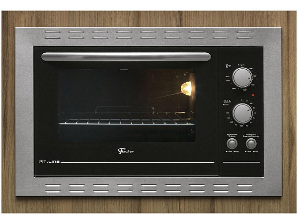 Forno Elétrico Fischer Fit Line Embutir 44 Litros Frontal Inox 26817-58800