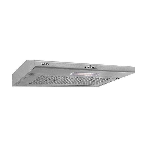 Depurador de Ar Suggar Slim 60cm 105w 3 Velocidades Prata DI601PR/DI602PR