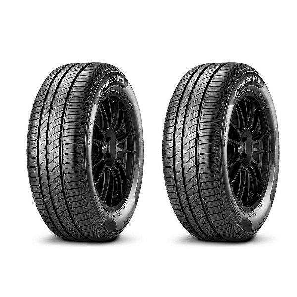 Kit com 2 Pneus Pirelli Aro 14 Cinturato P1 175/65R14 82T