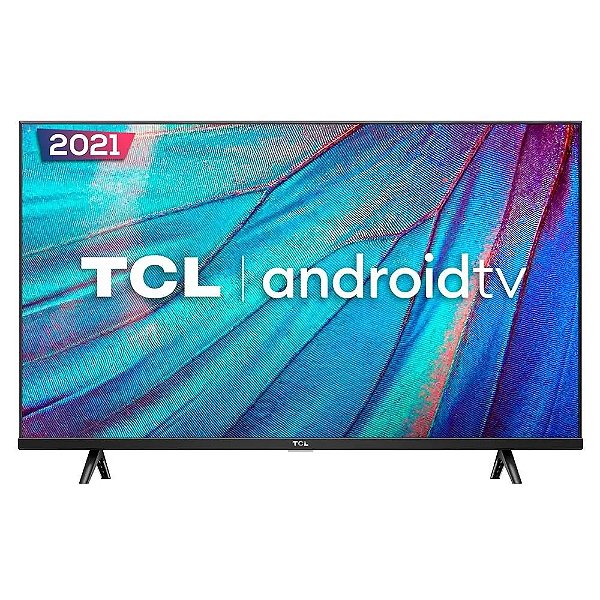 Smart TV LED 32 HD TCL 32S615 com Design Sem Bordas, Bluetooth, Google Assistant e Android TV Bivolt