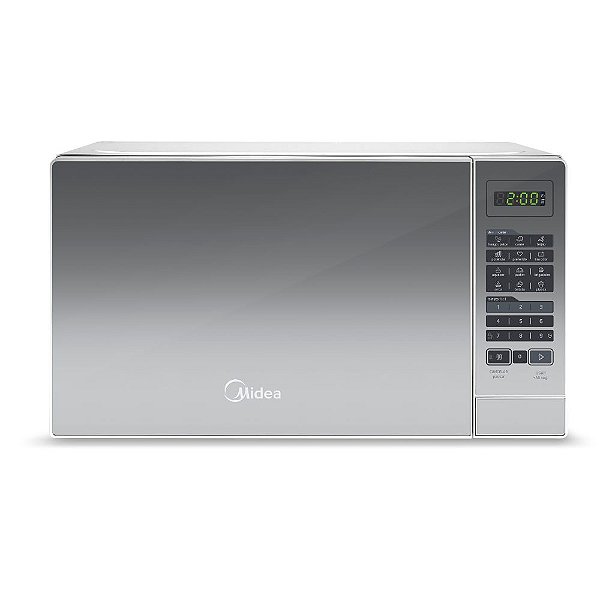 Micro-Ondas Midea 20 Litros Branco Espelhado MRAM21/MRAM22
