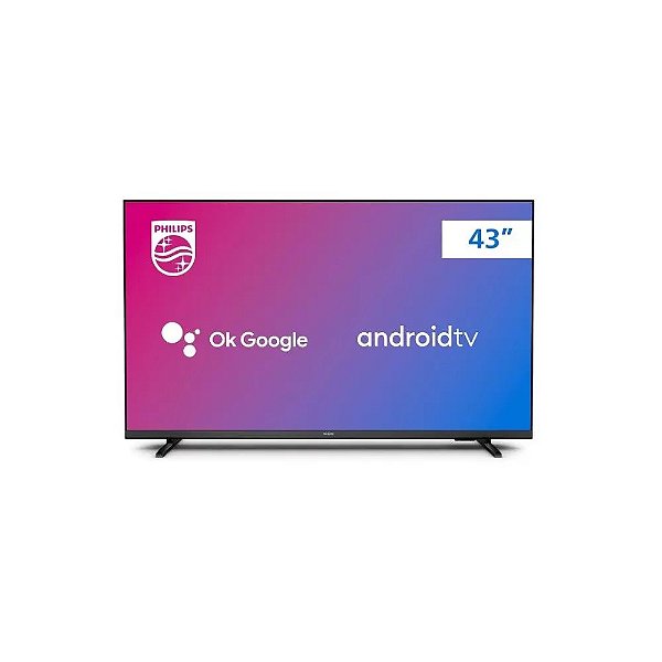 Smart TV Philips 43" Full HD Android TV 43PFG6917/78 Comando de Voz Bluetooth Bordas ultrafinas