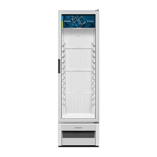 Refrigerador Expositor Metalfrio Slim 326L Light Branco VB28RB
