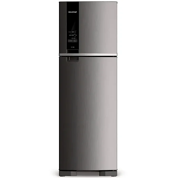 Geladeira Brastemp Frost Free Duplex 400 litros Inox com Freeze Control BRM54JK