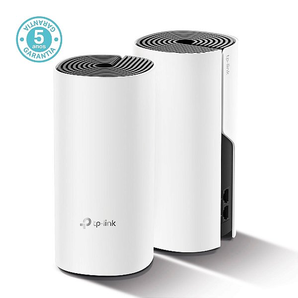 Roteador TP-Link DECO M4 Kit com 2 unidades Mesh Archer AC1200 Gigabit Dual Band