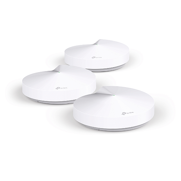 Kit com 3 Roteadores TP-Link Mesh Wi-Fi 5 Deco M5 Gigabit Dual-Band AC1300